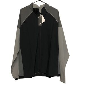 NWT Adidas‎ Gray and Black Athletic Jacket Size Large